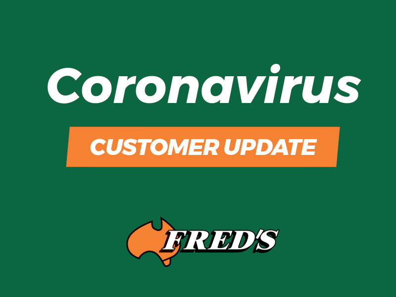 Coronavirus: Customer Update